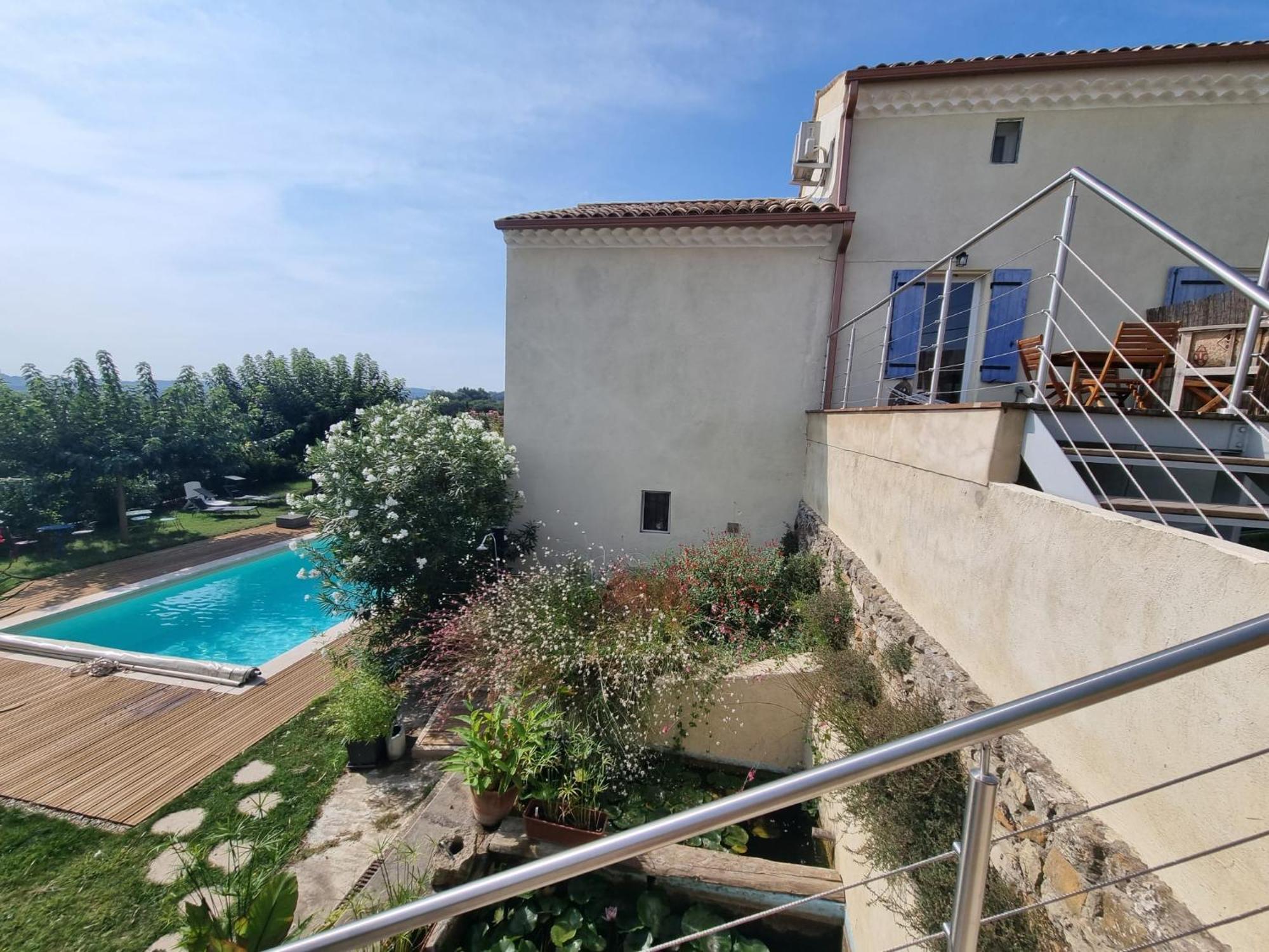 Villa Au Fil De Soi Saint-Julien-de-Peyrolas Habitación foto